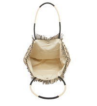 Martina Womens Paper Crochet Tote