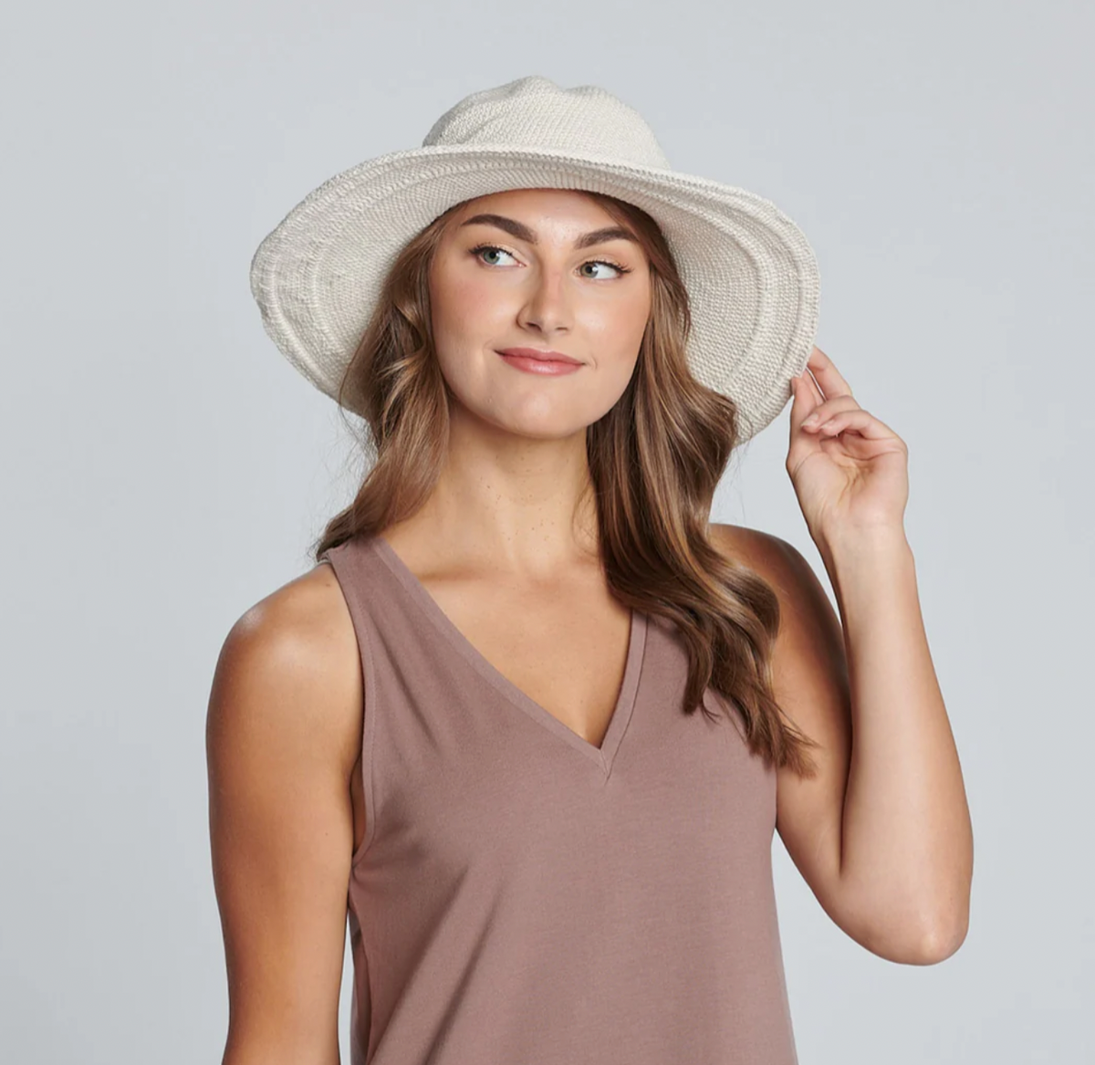 Womens Cotton Crochet Hat
