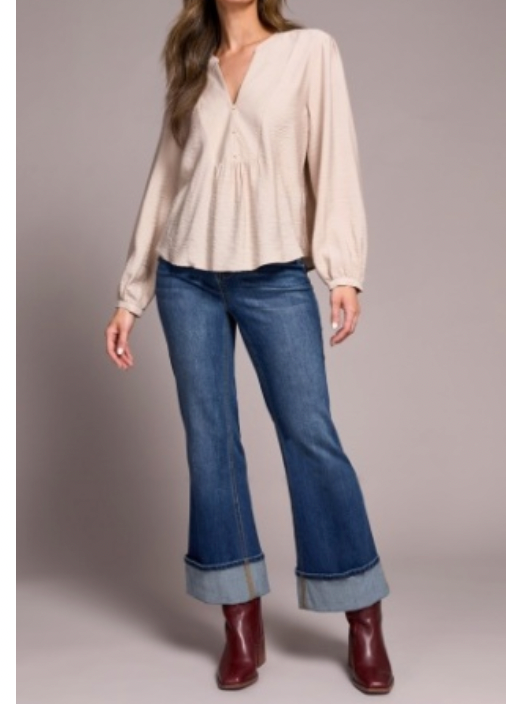 Front Placket Detail Blouse