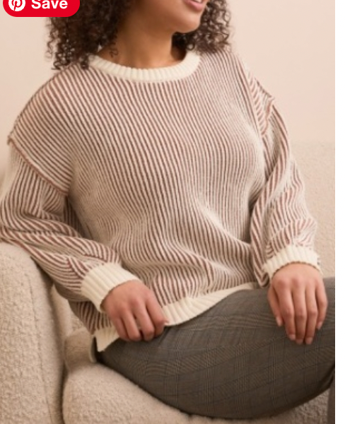 Crew Neck Plated Sweater