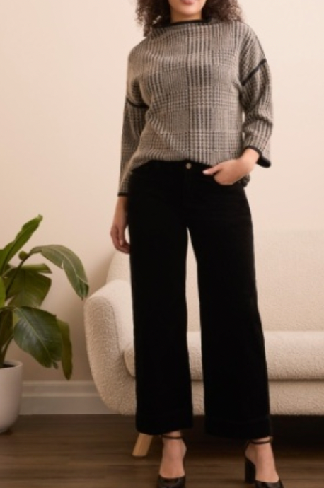 HIGH RISE FLY FRT 5 PKT ANKLE PANT