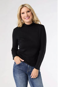Ataya Sweater Stripe Sparkle Sleeve