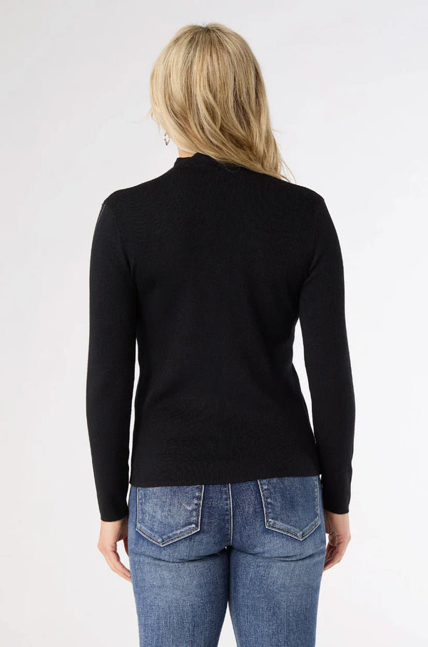 Ataya Sweater Stripe Sparkle Sleeve