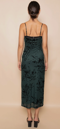 Lace Floral Mesh Bodycon Dress