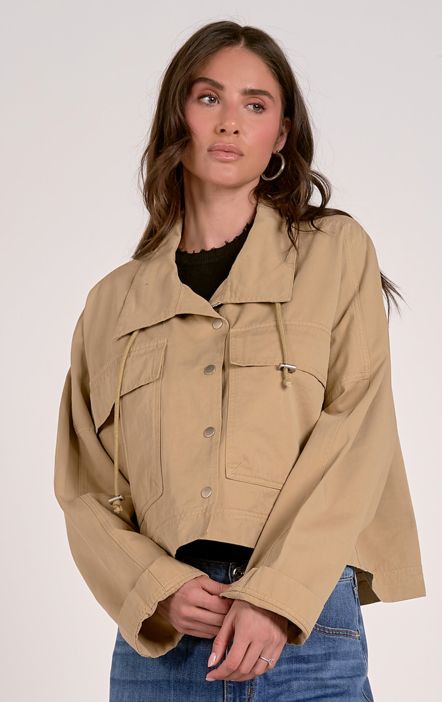 Cropped Trench Jacket