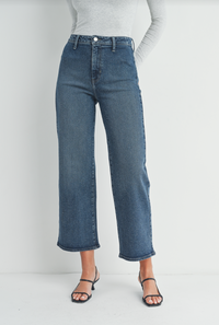 Wide Leg Denim Trouser