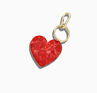 Handmade Heart Bag Charm + Keychain | Eco-Friendly