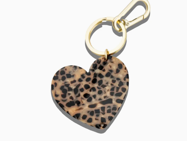 Handmade Heart Bag Charm + Keychain | Eco-Friendly