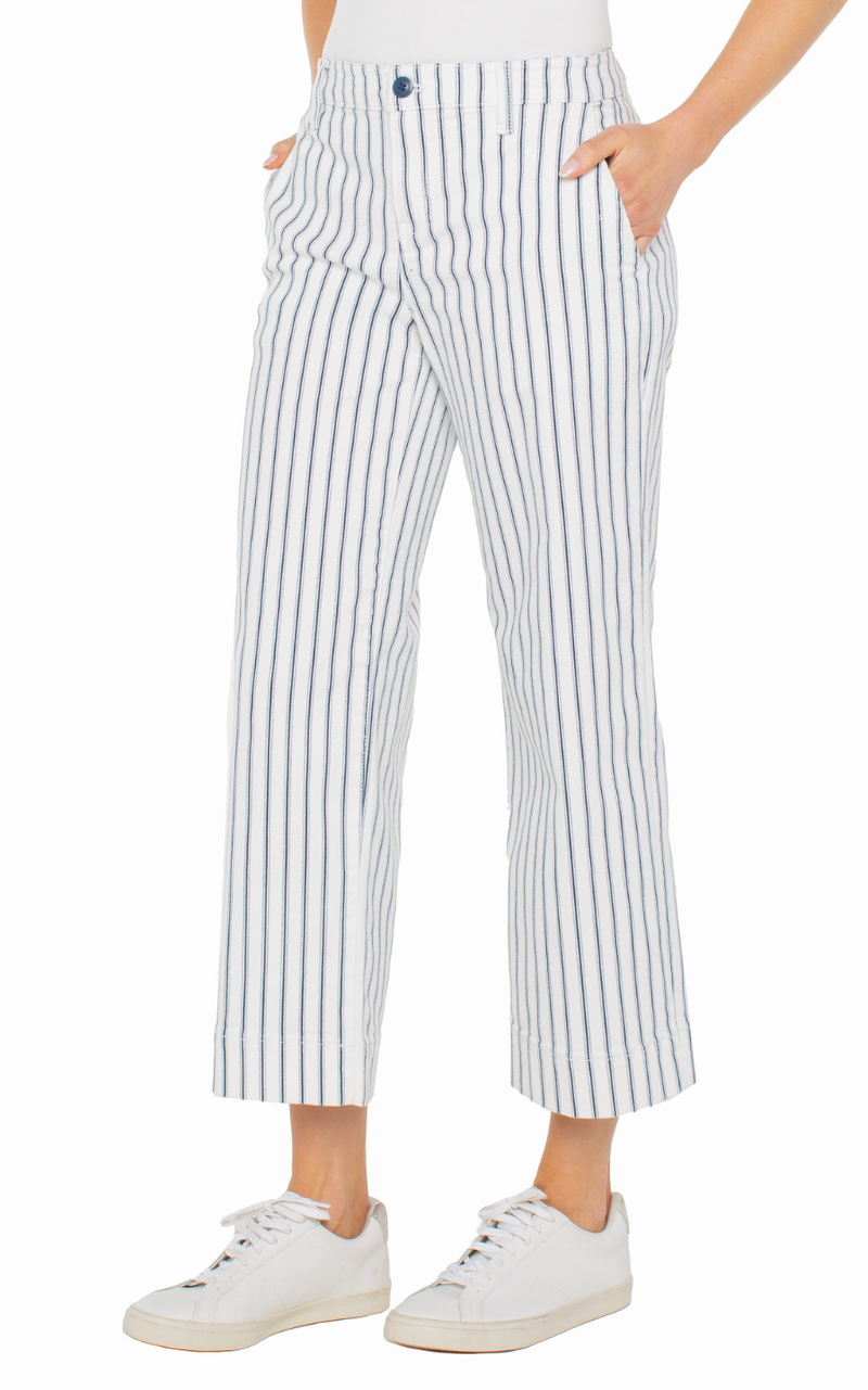 Patch Pocket Wide Leg Crop