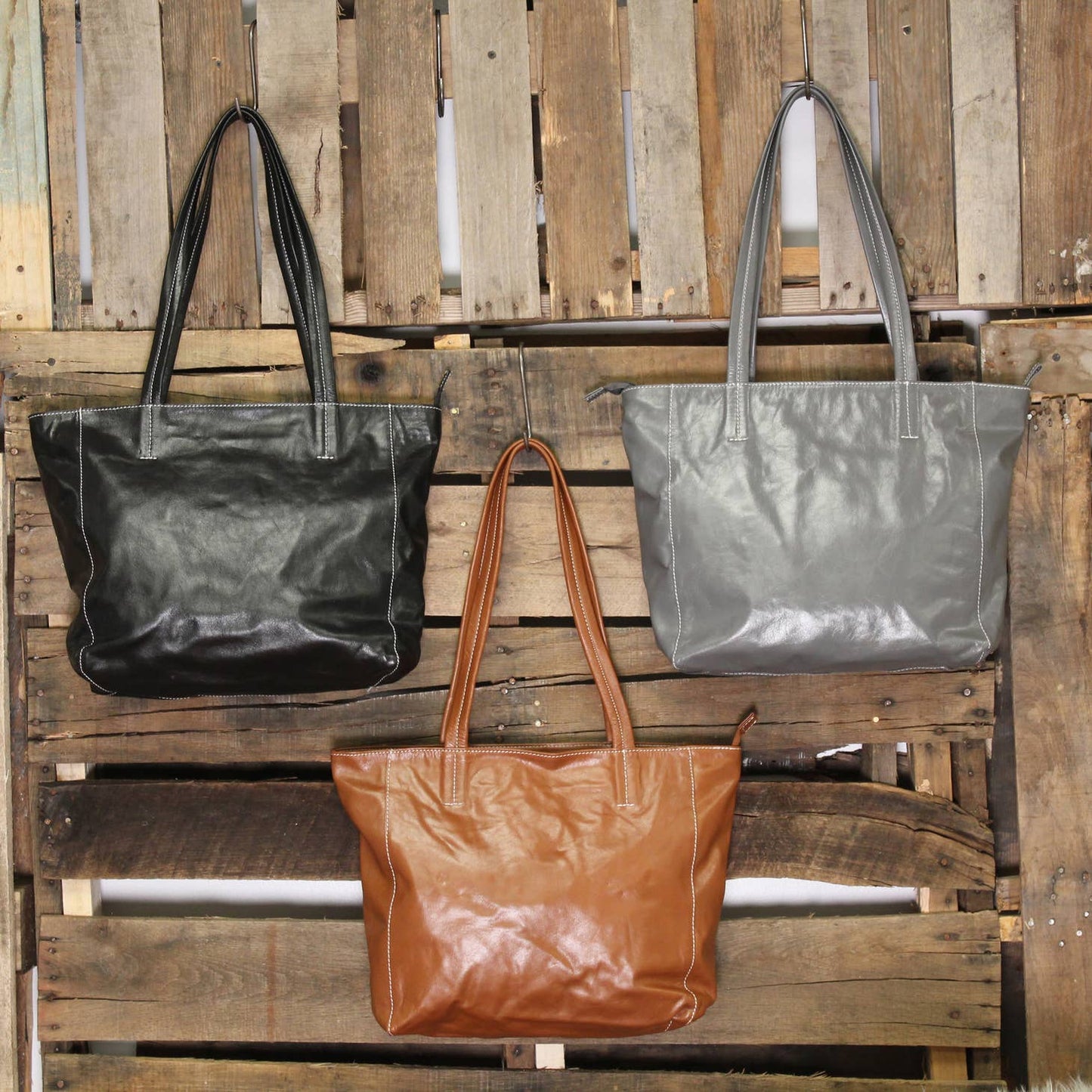 Overstock Leather Tote