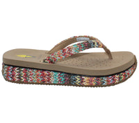 Palua Rafia Thong Sandal