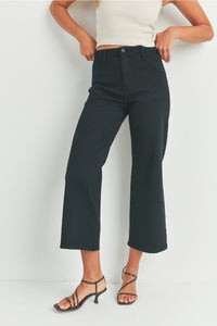 Wide Leg Denim Trouser