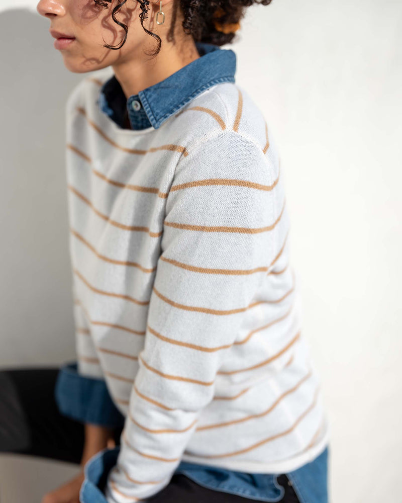 Cashmere Striped Sweater