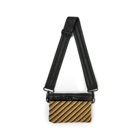 Bum Bag/Crossbody Diagonal Stipe Raffia