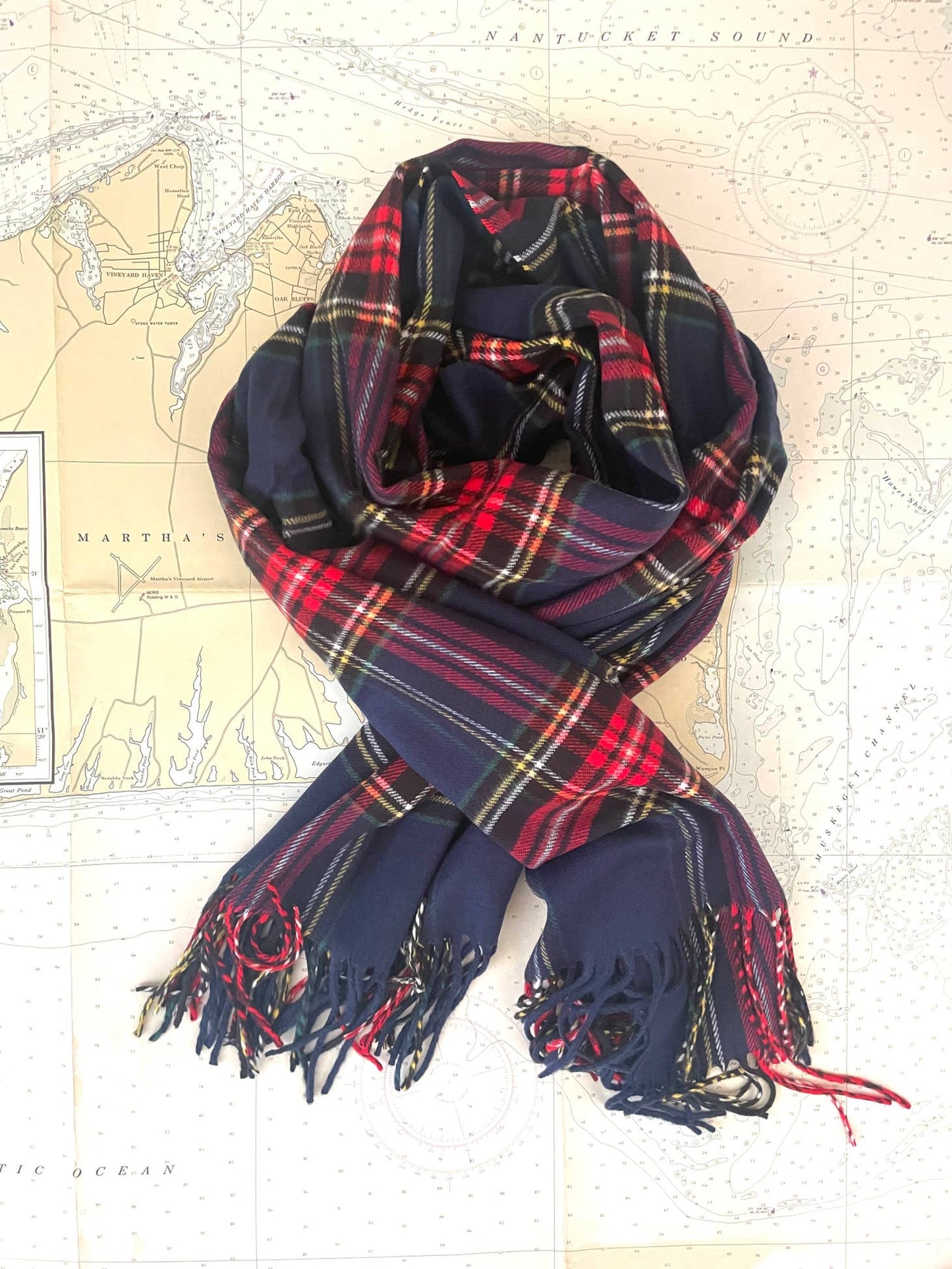 Island Plaid Luxe Oversized Scarf