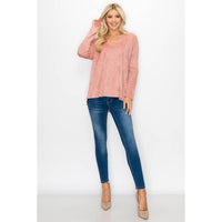 Andrea Suede Top