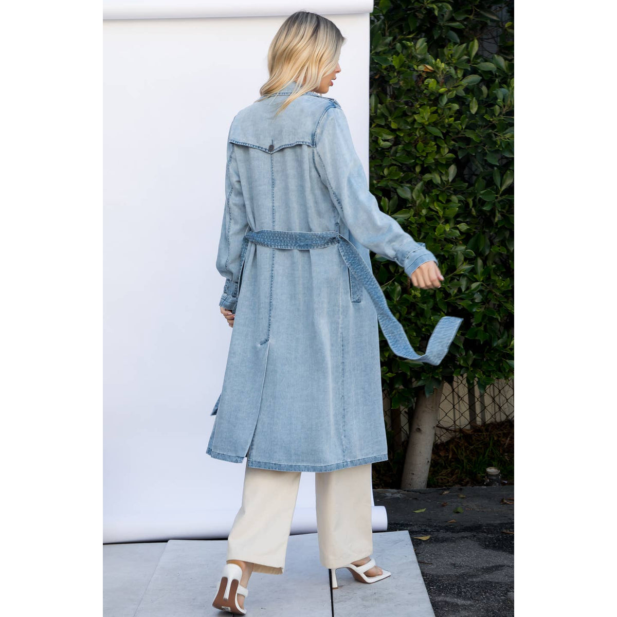 Tencel Denim Trench