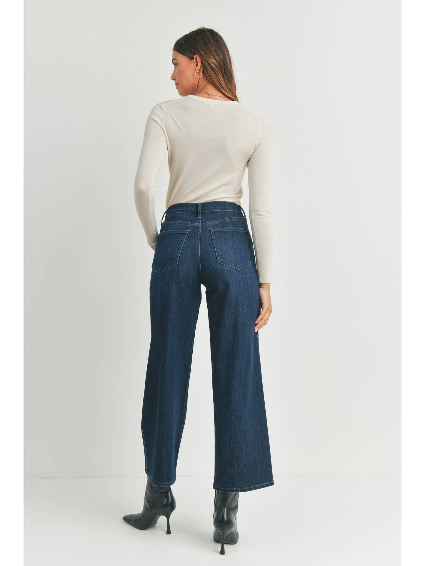 Seamed Utility Straight Jean
