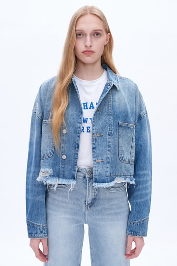 LONG SLEEVE DENIM JACKET