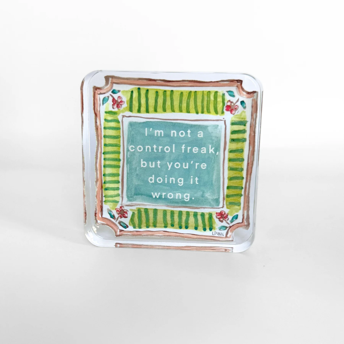 CONTROL FREAK ACRYLIC BLOCK