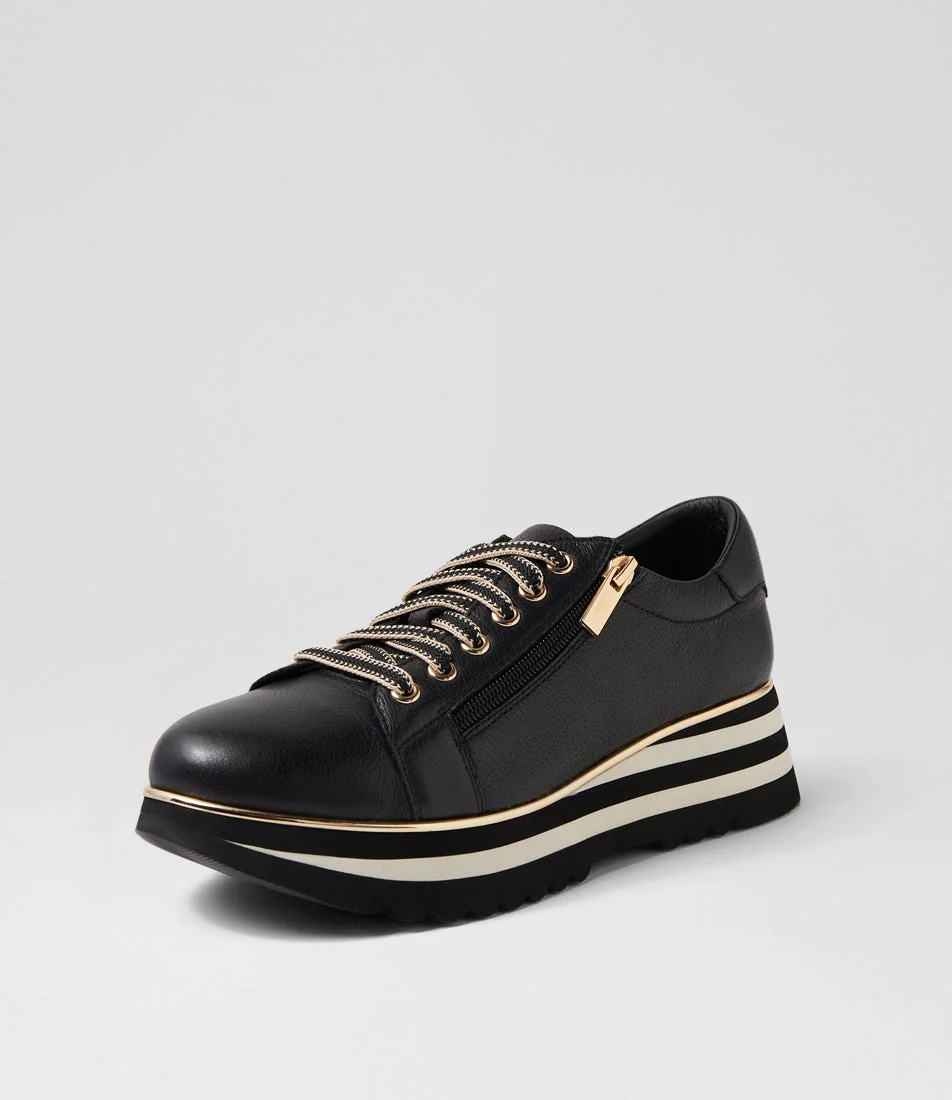 Eammes Black Leather Shoe