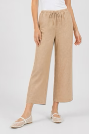 At Ease Drawstring Crop S26 11237