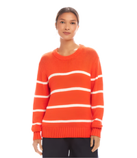 Stripe Crew Neck Sweater