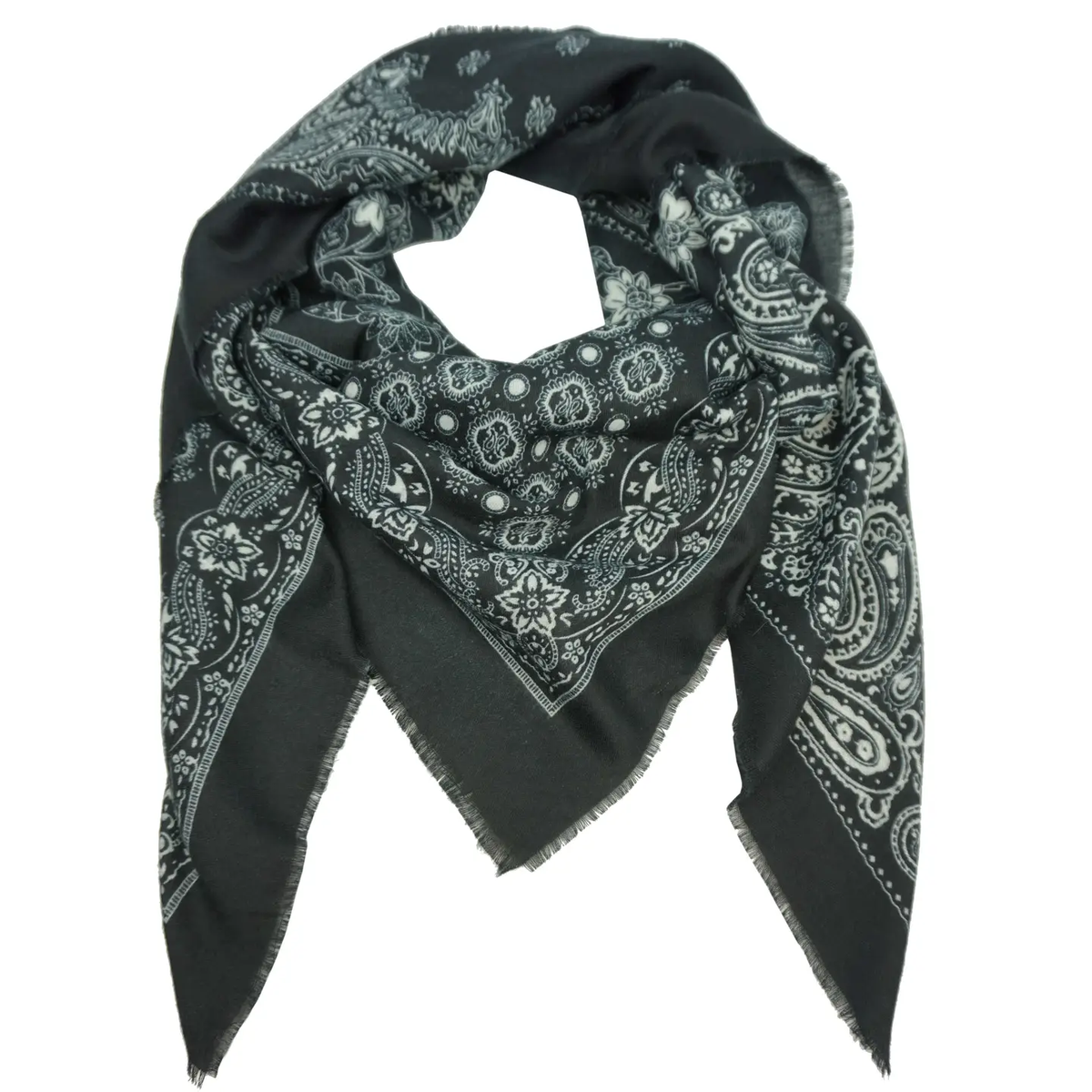 Large Bandana Print Square Scarf YF6613