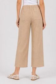 At Ease Drawstring Crop S26 11237