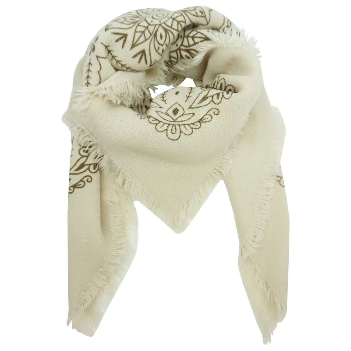 Small Bandana Print Square Scarf