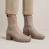 Dippy Ash Leather Boot