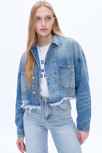 LONG SLEEVE DENIM JACKET