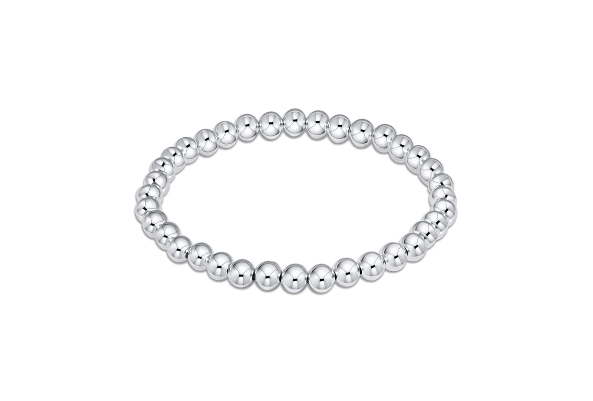 Classic sterling 5mm bead bracelet/