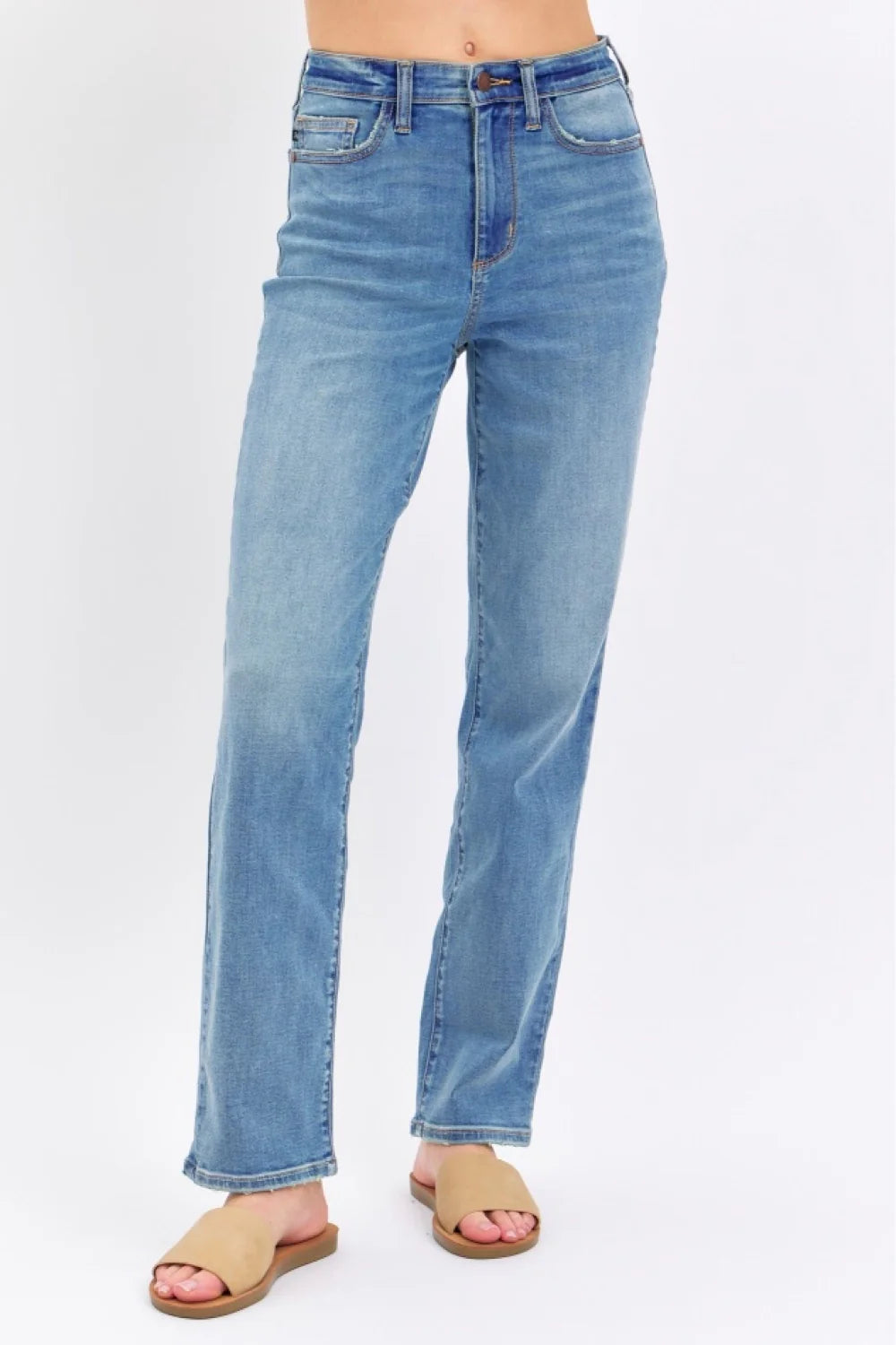 High Waist Straight Fit Jean