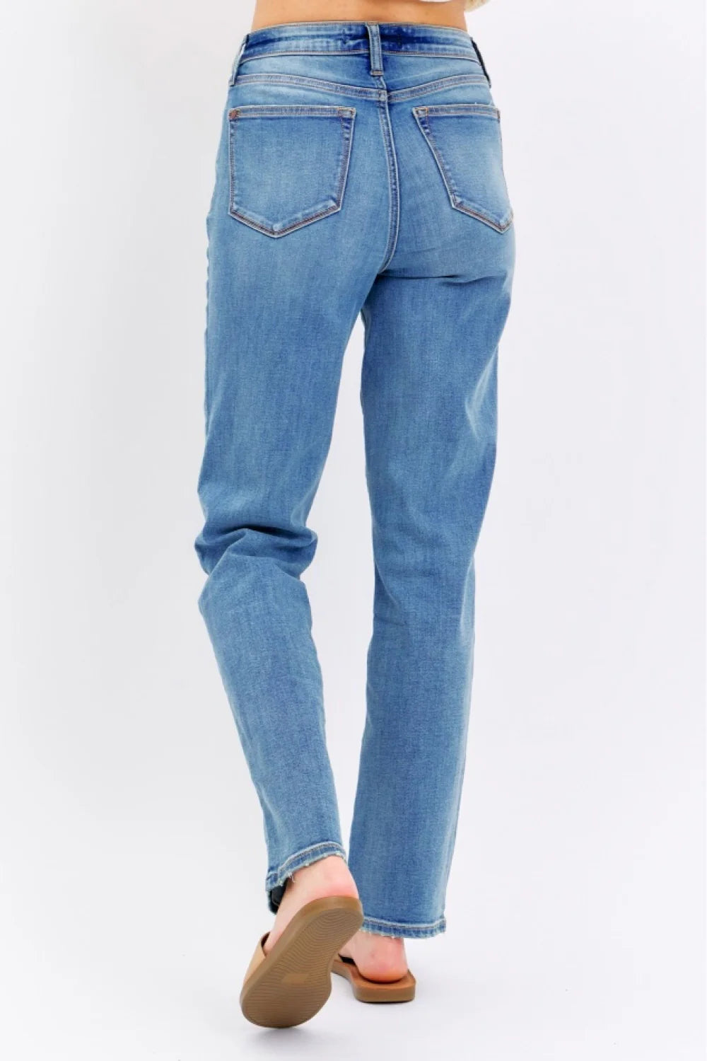 High Waist Straight Fit Jean