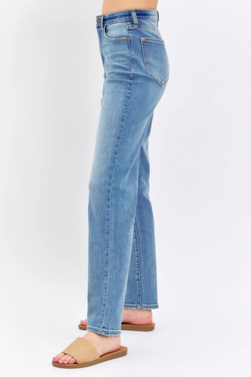 High Waist Straight Fit Jean