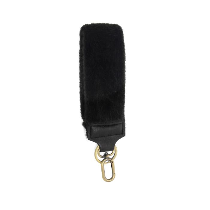 Faux Fur Wristlet Keychain