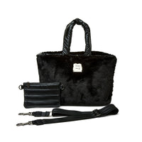 Duplex-Reverseable Faux Fur Tote