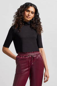 FRENCH TERRY ELBOW SLEEVE TOP