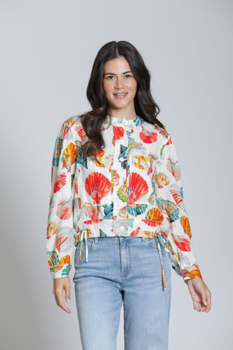 Utility Jacket Hot Coral