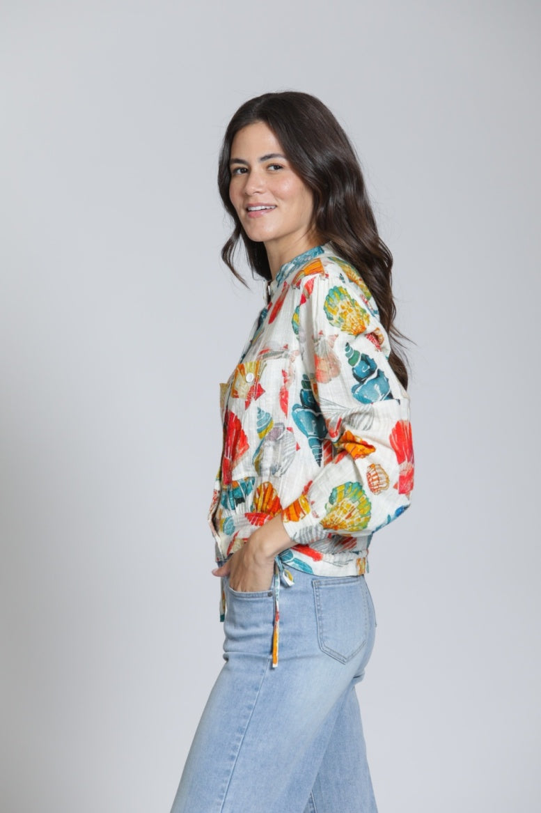 Utility Jacket Hot Coral