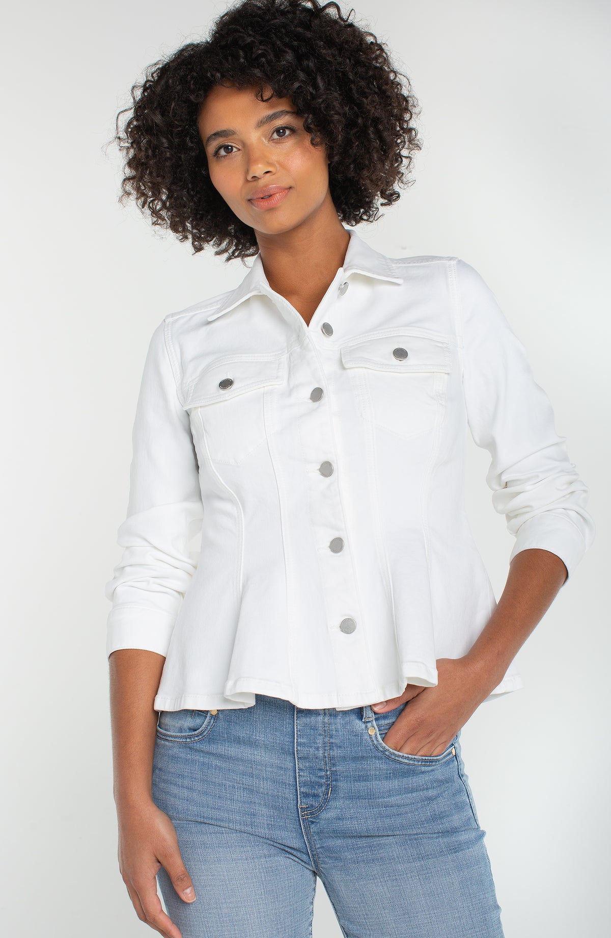 Fit and Flare Trucker Jacket S26