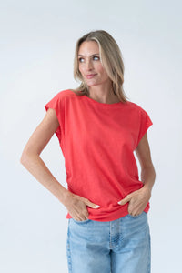 Allison Side Ruched Twist Neck