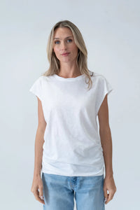 Allison Side Ruched Twist Neck