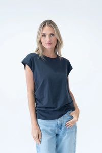 Allison Side Ruched Twist Neck