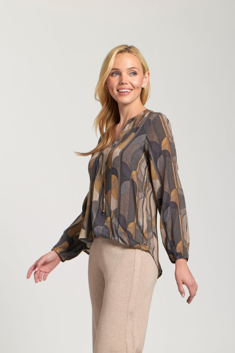 Crossover Top w/Tassel