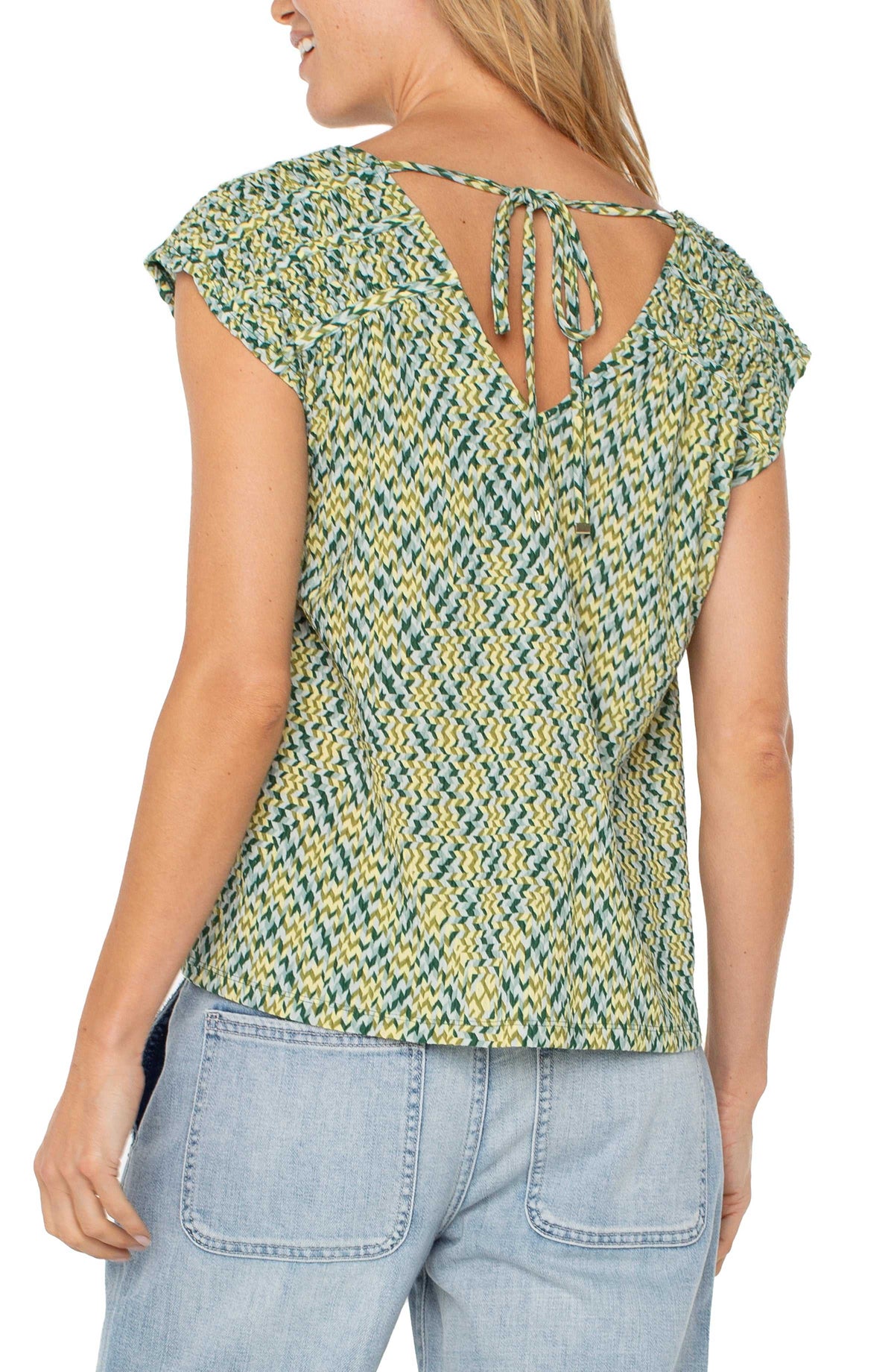 Short Sleeve Dolman Tie Back