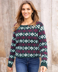 Shrunken Fair Isle Crew Chunky