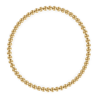 3MM Gold Ball Bracelet